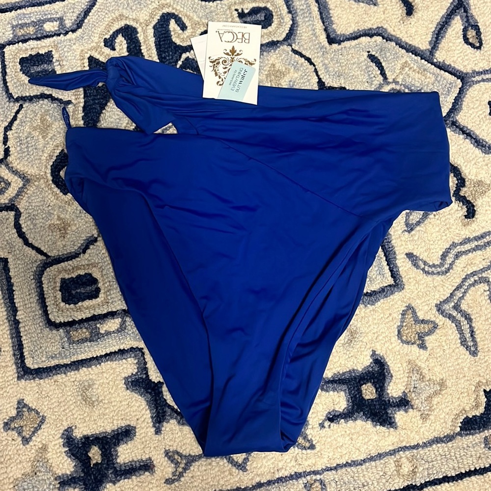 Becca high waisted bikini bottom large